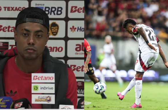 Bruno Henrique dá 1° pronunciamento após resultado do julgamento no STJD (Foto: Reprodução / Gilvan de Souza: Flamengo)