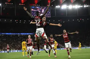 Bruno Henrique e Samuel Lino (Foto: André Durão)