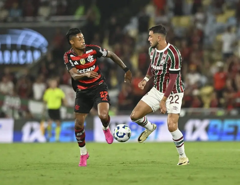 Bruno Henrique em jogo do Flamengo