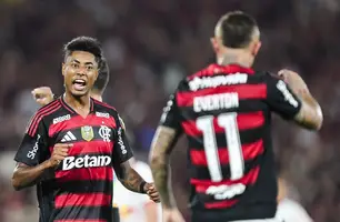 Bruno Henrique marcou na vitória do Flamengo sobre o Bragantino (Foto: Gilvan de Souza/Flamengo)