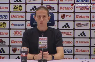 Filipe Luís é o técnico do Flamengo (Foto: Reprodução/Flamengo TV)