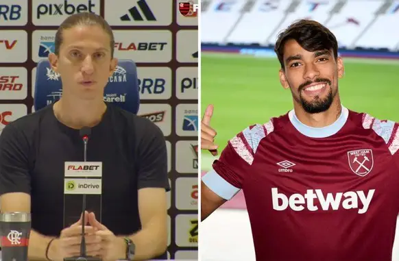 Lucas Paquetá revela conversa com Filipe Luís para volta ao Flamengo (Foto: Reprodução/FlamengoTV | Divulgação/West Ham)