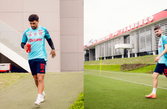 Após festa do título da Libertadores, elenco do Flamengo se reapresenta com foco no Brasileirão (Foto: Adriano Fontes/Flamengo)