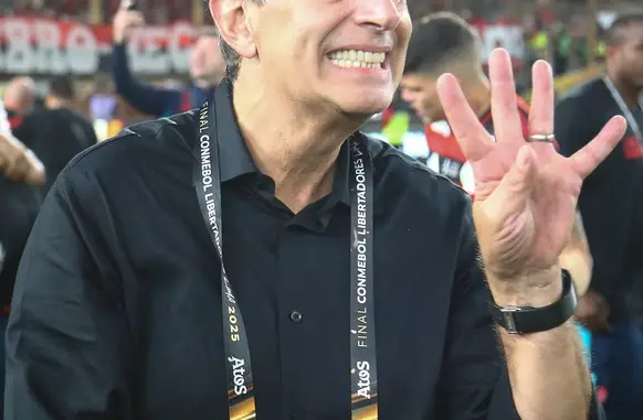 Bap, presidente do Flamengo (Foto: Gilvan de Souza / Flamengo)