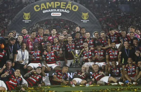 Flamengo conquistou o seu nono t&iacute;tulo do Brasileiro (Foto: Reginaldo Pimenta)