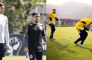Ídolo do Corinthians confirma chegada de goleiro do Flamengo ao Cruzeiro (Foto: Rodrigo Gazzanel/Ag. Corinthians e Divulgação / Flamengo)