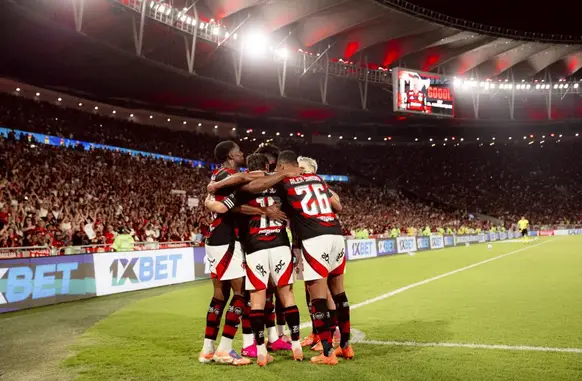 Jogadores do Flamengo podem dar a volta olímpica no Maracanã (Foto: Adriano Fontes/Flamengo)