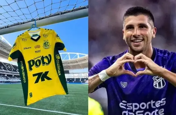 Mirassol acerta contratação de ex-camisa 10 do Flamengo (Foto: Divulgação Mirassol/Ceará)