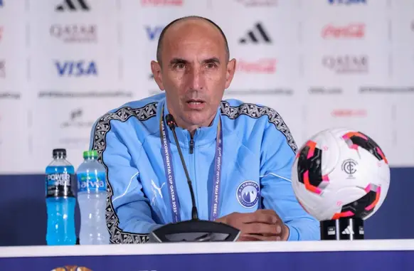 O técnico croata Krunoslav Jurcic colocou a pressão para o Flamengo na semifinal do Intercontinental (Foto: Divulgação / Pyramids)