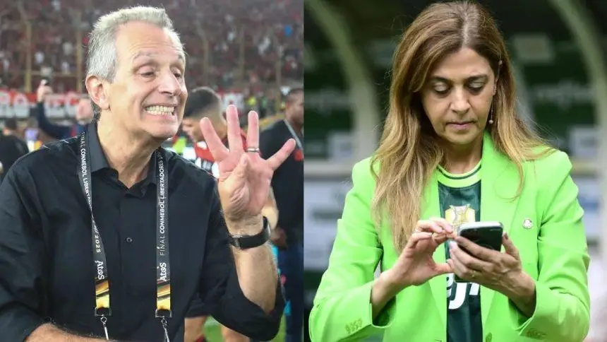 Presidente do Flamengo sobe o tom e rebate Leila Pereira: “Saia do futebol e vá para o Show Business”