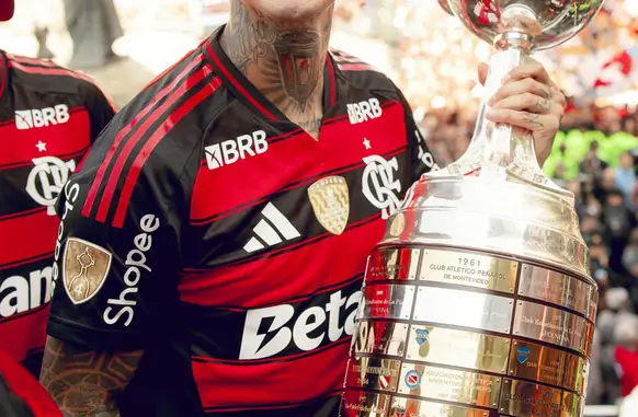 Pulgar minimizou a polêmica na final da Libertadores (Foto: Adriano Fontes / Flamengo)