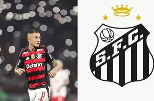 Santos tenta contratação de Everton Cebolinha e recebe resposta inesperada (Foto: Divulgação/Flamengo e Santos)