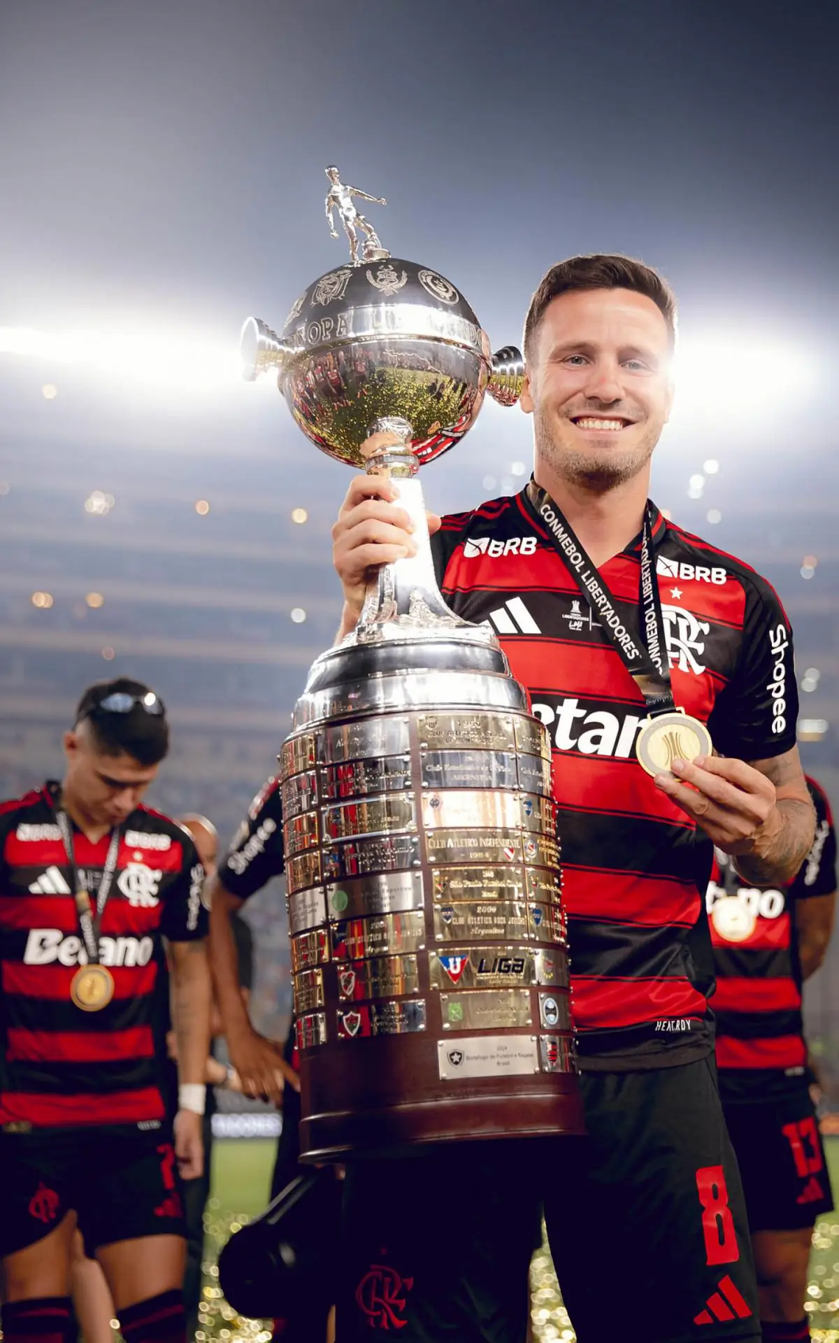Saúl conquistou o primeiro título pelo Flamengo