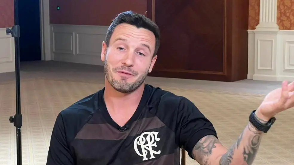 Saúl em entrevista ao ge