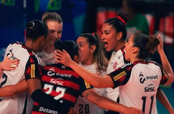 Sesc-Flamengo vence Mackenzie pela Superliga feminina de vôlei (Foto: Sesc-Flamengo/Divulgação)