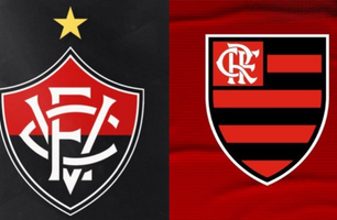Time da Série A do Brasileirão abre o jogo sobre contratação de atacante do Flamengo (Foto: Divulgação: Vitória e Flamengo)