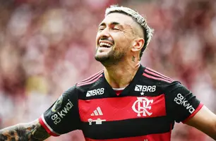 Arrascaeta, do Flamengo. (Foto: Alexandre Battibugli/PLACAR)