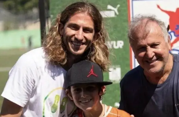 Filho de Filipe Luís, Zico e Tiago (Foto: Divulgação)