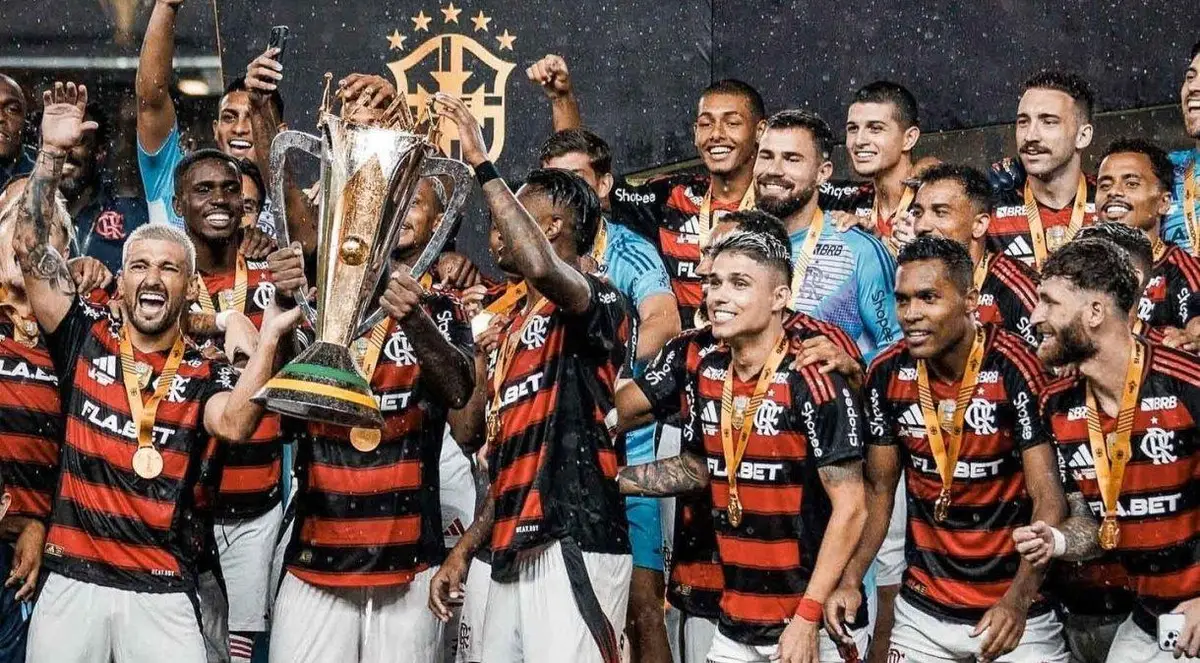 Flamengo conquistou o 17º título nacional após a conquista da Supercopa