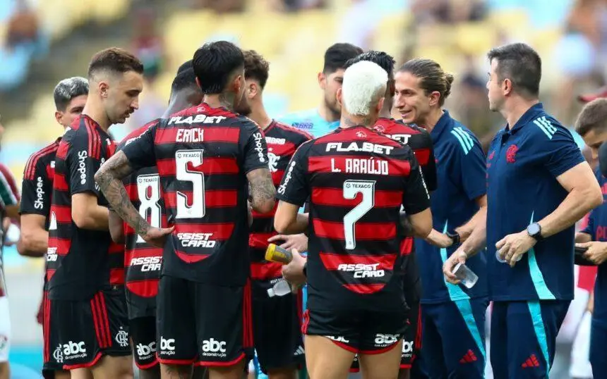 Jogadores do Flamengo