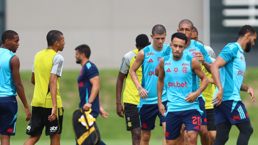 Treino do elenco do Flamengo