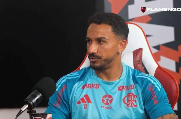 Danilo, do Flamengo (Foto: Foto: Reprodução/Flamengo TV)