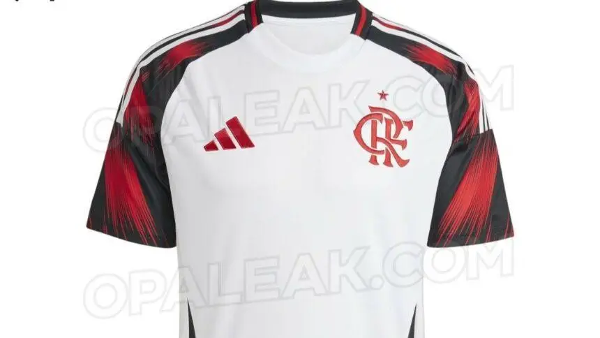 Imagem da possível camisa 2 do Flamengo para 2025