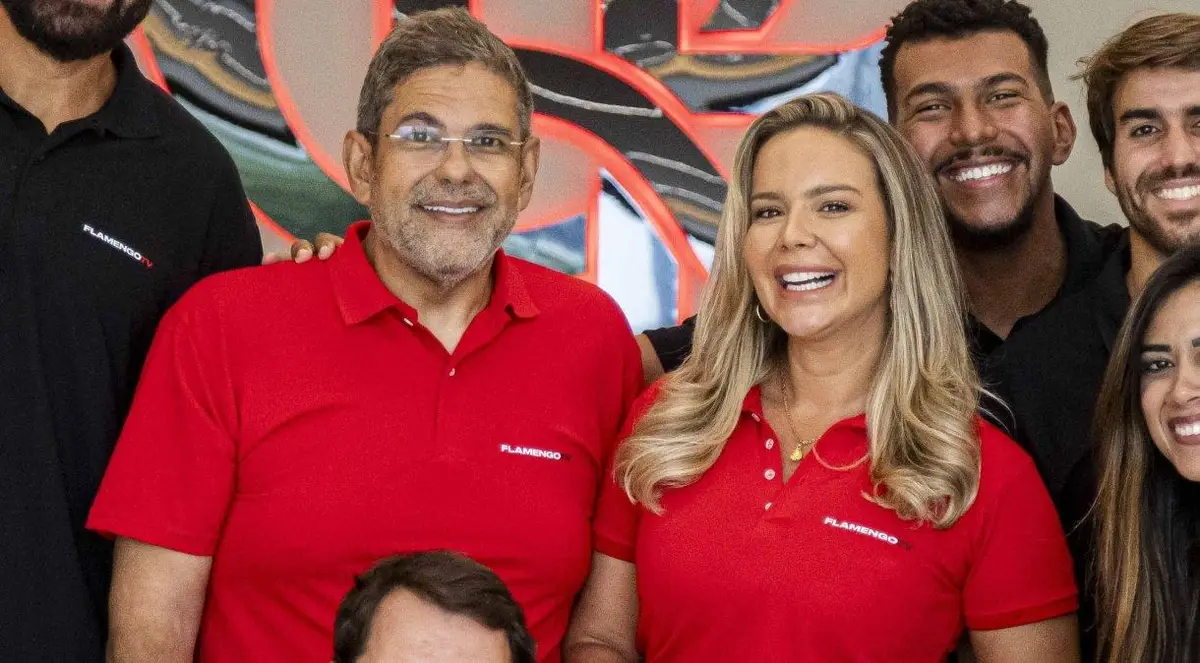 João Guilherme e Daniela Boaventura são da Flamengo TV