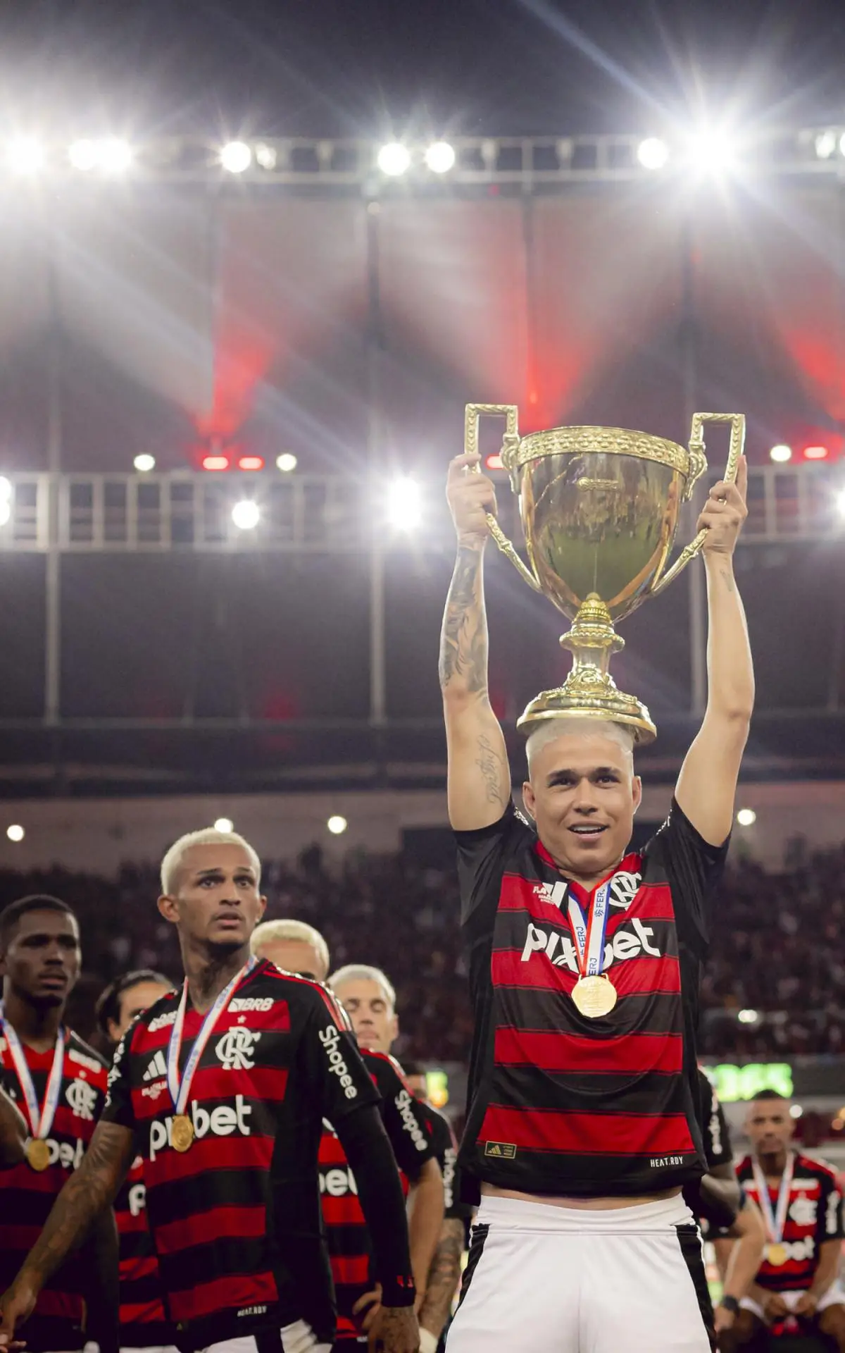 Luiz Araújo conquistou o quarto título pelo Flamengo