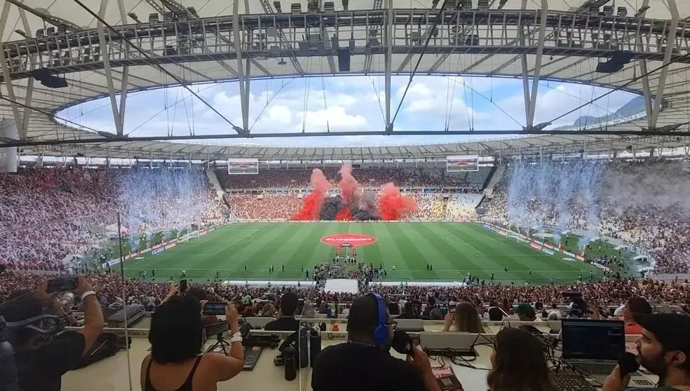 Maracanã no Flamengo x Fluminense na final do Carioca