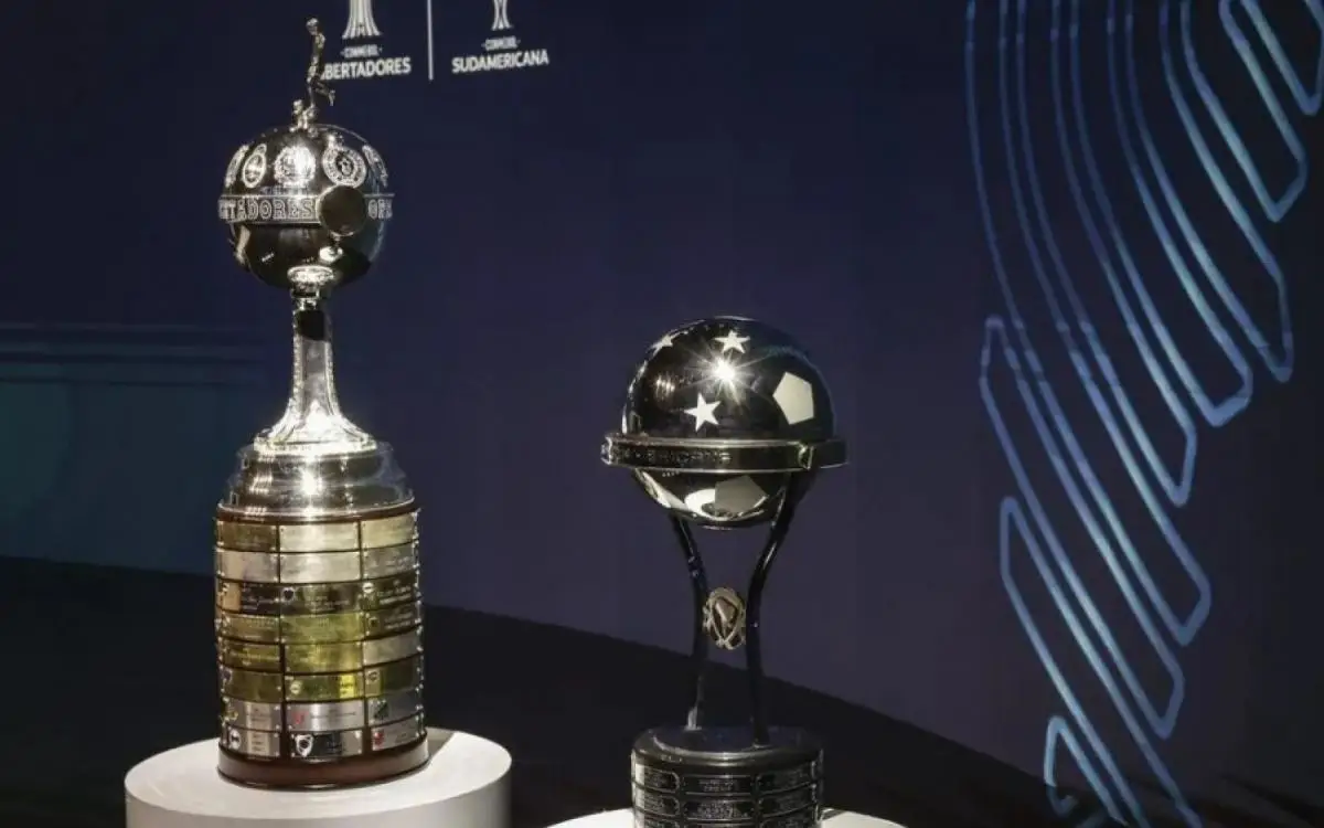 Taças da Libertadores e da Sul-Americana
