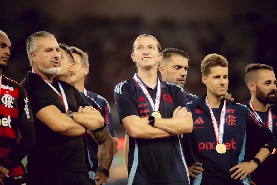 Técnico Filipe Luís, do Flamengo