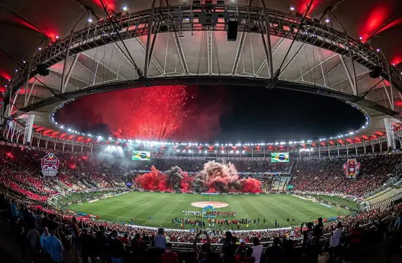 Festa da torcida do Flamengo no Maracanã (Foto: Paula Reis / CRF)