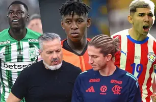 Flamengo inicia plano para se reforçar na janela do verão europeu (Foto: Montagem Canal do Youtube Resenha Rubro Negra)