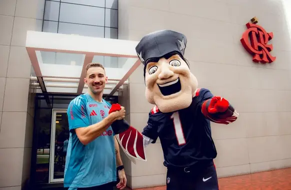 Leo Ortiz e Pat Patriot (Foto: Divulgação/Flamengo)