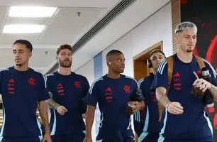 Léo Pereira, Luiz Araújo, De La Cruz e Varela (Foto: Divulgação / Flamengo)