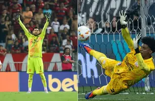 Rossi e Hugo serão titulares de Flamengo e Corinthians neste domingo (Foto: Gilvan de Souza/Flamengo; Agência Corinthians)