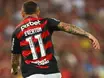 Desempenho de Cebolinha é criticado por torcedores em jogo do Flamengo
