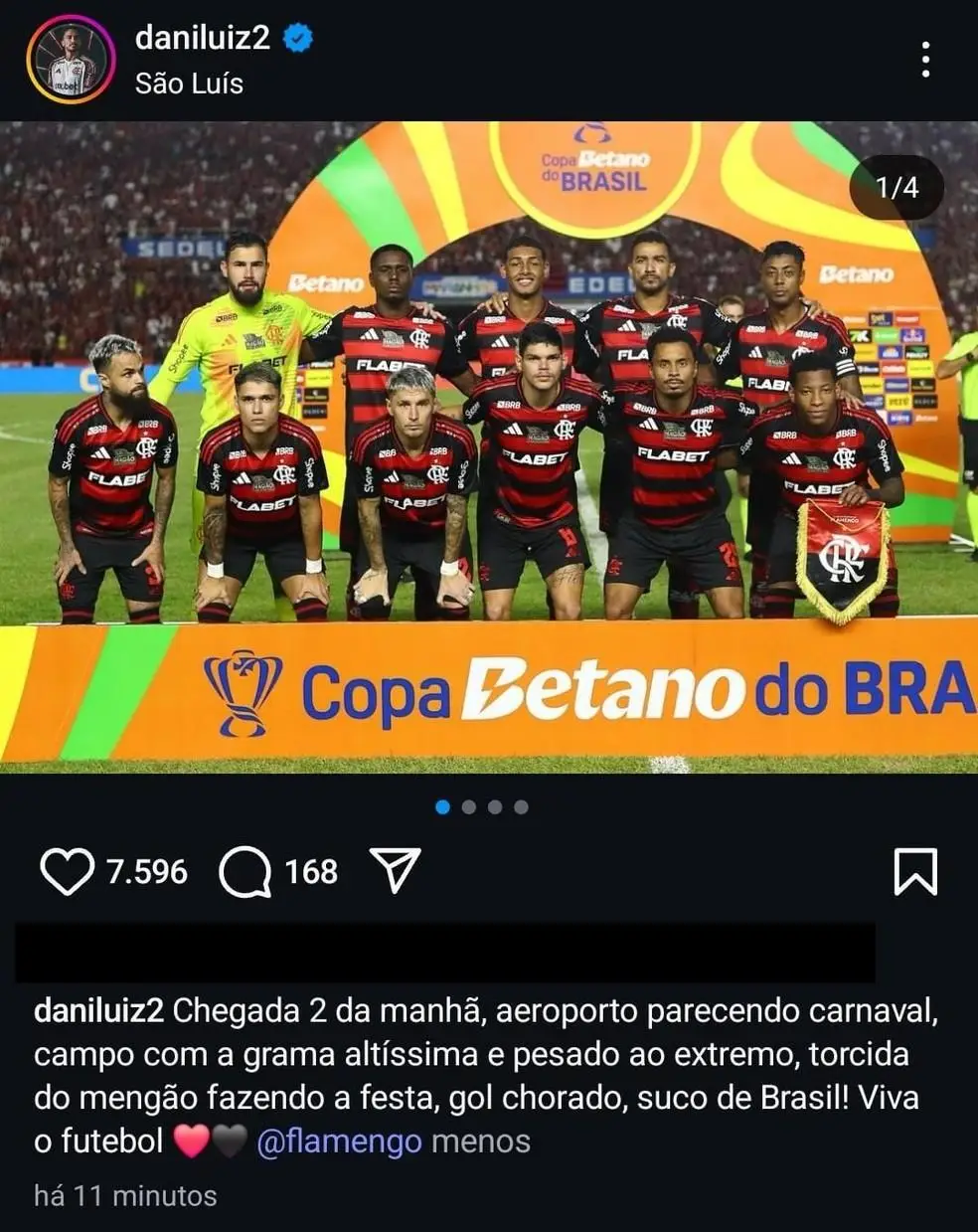 Danilo brinca com ambiente de jogo do Flamengo