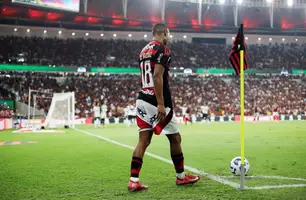 De La Cruz no clássico entre Flamengo e Botafogo (Foto: Gilvan de Souza/Flamengo)