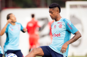 Elenco do Flamengo inicia preparação para jogo contra a LDU, pela Libertadores (Foto: Gilvan de Souza/Flamengo)