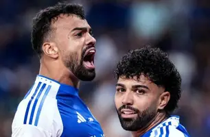 Fabrício Bruno e Gabigol (Foto: Gustavo Aleixo/ Cruzeiro)