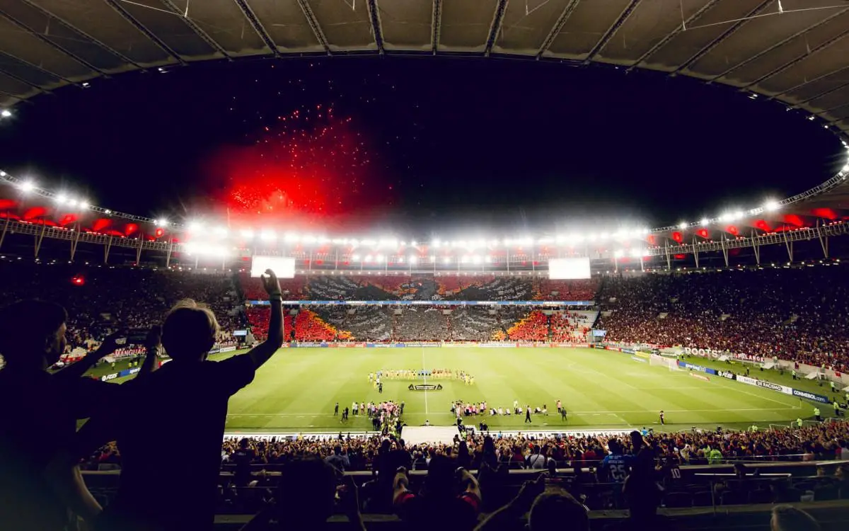 Festa da torcida do Flamengo no Maracanã