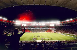 Festa da torcida do Flamengo no Maracanã (Foto: Adriano Fontes / Flamengo)