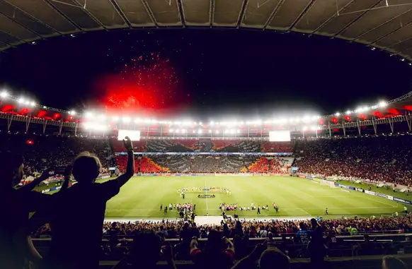 Festa da torcida do Flamengo no Maracanã (Foto: Adriano Fontes / Flamengo)