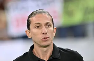 Filipe Luís em Flamengo x Botafogo pelo Brasileirão 2025 (Foto: André Durão)