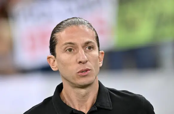Filipe Luís em Flamengo x Botafogo pelo Brasileirão 2025 (Foto: André Durão)
