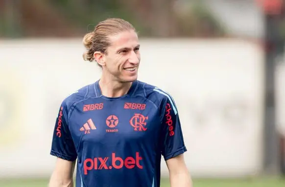 Filipe Luís (Foto: Adriano Fontes / Flamengo)