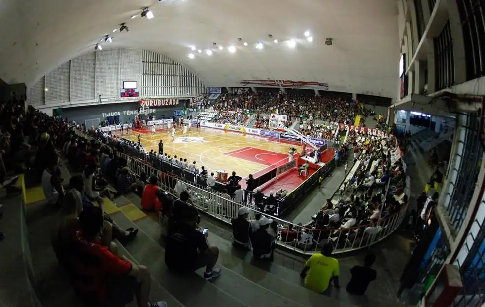 Ginásio do Tijuca Tenis Clube , palco de jogos do Fla no NBB