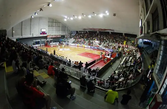 Ginásio do Tijuca Tenis Clube , palco de jogos do Fla no NBB (Foto: Gilvan Souza)